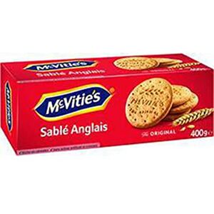 McVitie's Mc Vitie'S Sablé Anglais The Original, 400g - Publicité McVitie's Mc Vitie'S Sablé Anglais The Original, 400g - Publicité