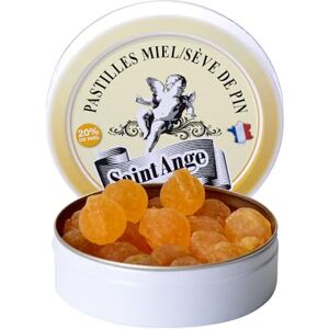 Saint Ange Pastilles Saint-Ange Bonbons Traditionnels 100% Français (Miel Sève de Pin) - Publicité Saint Ange Pastilles Saint-Ange Bonbons Traditionnels 100% Français (Miel Sève de Pin) - Publicité