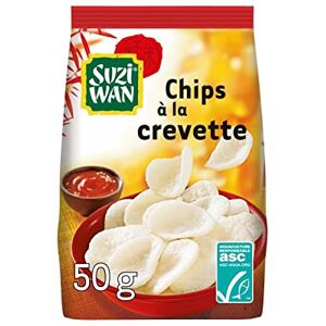 Epicerie salée SUZI WAN Chips À La Crevette 50G Lot De 4 Vendu Par Lot - Publicité Epicerie salée SUZI WAN Chips À La Crevette 50G Lot De 4 Vendu Par Lot - Publicité