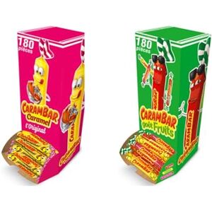 Wine And More Carambar caramel (180 pièces) Carambar aux fruits (180 pièces) - Publicité Wine And More Carambar caramel (180 pièces) Carambar aux fruits (180 pièces) - Publicité