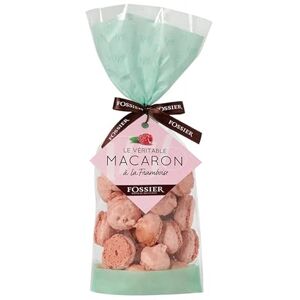 MACARONS FRAMBOISE 120 G, BISCUITS FOSSIER, LOT DE 3 - Publicité MACARONS FRAMBOISE 120 G, BISCUITS FOSSIER, LOT DE 3 - Publicité