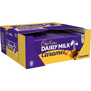 Cadbury Caramel, Dairy Milk Chocolat Chocolat au lait caramel crémeux Sucreries délicieuses au goût doux et plein Caramel, 17 x 180 g - Publicité Cadbury Caramel, Dairy Milk Chocolat Chocolat au lait caramel crémeux Sucreries délicieuses au goût doux et plein Caramel, 17 x 180 g - Publicité