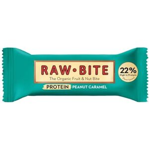 Raw Bite Protéines Peanut Caramel, 45 g (1) - Publicité Raw Bite Protéines Peanut Caramel, 45 g (1) - Publicité