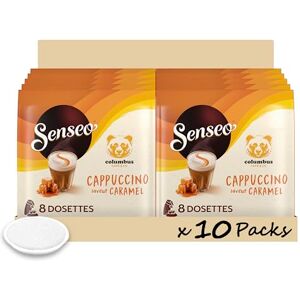 Senseo Café 80 Dosettes COLUMBUS CAPPUCCINO CARAMEL (lot de 10 x 8) - Publicité Senseo Café 80 Dosettes COLUMBUS CAPPUCCINO CARAMEL (lot de 10 x 8) - Publicité