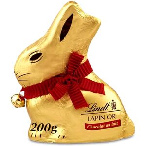 Lindt Moulage LAPIN OR Chocolat au Lait Idéal pour Pâques, 200g - Publicité Lindt Moulage LAPIN OR Chocolat au Lait Idéal pour Pâques, 200g - Publicité