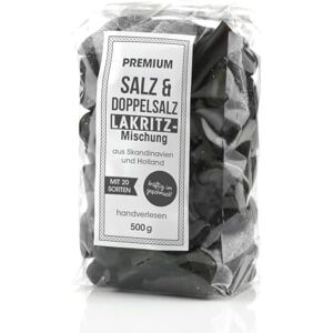 FRANCK ET OLIVIER Mélange Premium de réglisse salée 500g. Salé et double salé. Spécialités de réglisse sélectionnées à la main en provenance de Scandinavie et des Pays-Bas. En cadeau ou pour se faire plaisir - Publicité FRANCK ET OLIVIER Mélange Premium de réglisse salée 500g. Salé et double salé. Spécialités de réglisse sélectionnées à la main en provenance de Scandinavie et des Pays-Bas. En cadeau ou pour se faire plaisir - Publicité