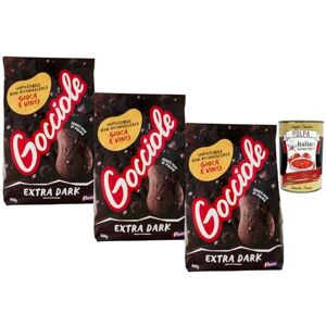 Italian Gourmet E.R. Italian Gourmet Biscuits Italiens Gocciole Extra Dark Pavesi – Cookies au chocolat noir intense, spécialité italienne pour petit-déjeuner et goûter, lot 3 x 400 g (1,2 kg) + Italian Gourmet Polpa - Publicité Italian Gourmet E.R. Italian Gourmet Biscuits Italiens Gocciole Extra Dark Pavesi – Cookies au chocolat noir intense, spécialité italienne pour petit-déjeuner et goûter, lot 3 x 400 g (1,2 kg) + Italian Gourmet Polpa - Publicité