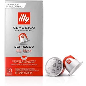 illy Café torréfié CLASSICO en Capsules Compatibles Nespresso 100% Arabica 10 étuis de 10 capsules (100 capsules) - Publicité illy Café torréfié CLASSICO en Capsules Compatibles Nespresso 100% Arabica 10 étuis de 10 capsules (100 capsules) - Publicité