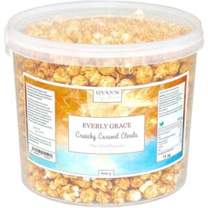 Everly Grace Popcorn – Crunchy Caramel Clouds, 600 g – Seau de popcorn au caramel sucré et vanille bourbon, fait main en Allemagne - Publicité Everly Grace Popcorn – Crunchy Caramel Clouds, 600 g – Seau de popcorn au caramel sucré et vanille bourbon, fait main en Allemagne - Publicité