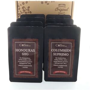 Coffeenes Café Grain Variété 8 x 100g Arabica Pérou, Santos Brésil, Colombie, Tanzanie AA, Inde AA, Ouganda, Éthiopie, Honduras Idéal pour Machines à Café Automatiques - Publicité Coffeenes Café Grain Variété 8 x 100g Arabica Pérou, Santos Brésil, Colombie, Tanzanie AA, Inde AA, Ouganda, Éthiopie, Honduras Idéal pour Machines à Café Automatiques - Publicité