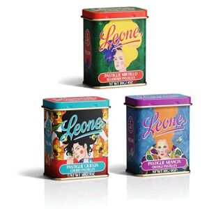 Pastiglie Leone Leone depuis 1857 Pastilles Leone goûts variés Bonbons Rafraîchissants végétaliens et sans gluten 3 Latte da 30g (3x30g) - Publicité Pastiglie Leone Leone depuis 1857 Pastilles Leone goûts variés Bonbons Rafraîchissants végétaliens et sans gluten 3 Latte da 30g (3x30g) - Publicité