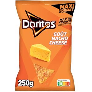 Doritos Chips Tortilla Goût Nacho Cheese Maxi Format 250g - Publicité Doritos Chips Tortilla Goût Nacho Cheese Maxi Format 250g - Publicité