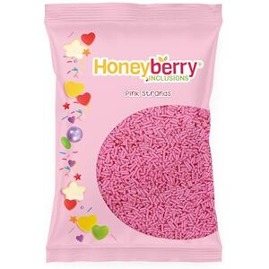 Honeyberry Vermicelles Pâtisserie Naturels et Comestibles 55g – Décorations Colorées pour Gâteaux, Cupcakes, Biscuits, Glaces et Desserts – Sprinkles Sucrés Fabriqués dans l’UE (Vermicelles Roses) - Publicité Honeyberry Vermicelles Pâtisserie Naturels et Comestibles 55g – Décorations Colorées pour Gâteaux, Cupcakes, Biscuits, Glaces et Desserts – Sprinkles Sucrés Fabriqués dans l’UE (Vermicelles Roses) - Publicité