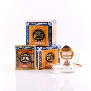 Bacha Coffee Magic Istanbul Arômes Délicats, Grains 100% Arabica, Torréfaction Medium, x12 sachets de café individuels avec filtre - Publicité Bacha Coffee Magic Istanbul Arômes Délicats, Grains 100% Arabica, Torréfaction Medium, x12 sachets de café individuels avec filtre - Publicité