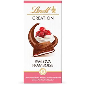 Lindt Tablette CRÉATION Pavlova Framboise Chocolat au Lait, 150g - Publicité Lindt Tablette CRÉATION Pavlova Framboise Chocolat au Lait, 150g - Publicité