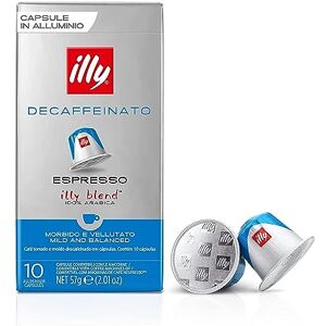 illy , Café en capsules compatibles en aluminium décaféiné, 100 % arabica avec notes de caramel, chocolat et pain grillé, sans caféine, goût équilibré, 10 paquets de 10 (100 capsules au total) - Publicité illy , Café en capsules compatibles en aluminium décaféiné, 100 % arabica avec notes de caramel, chocolat et pain grillé, sans caféine, goût équilibré, 10 paquets de 10 (100 capsules au total) - Publicité