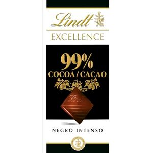 Lindt Chocolat noir absolu extra fin 99% cacao La tablette de 50g - Publicité Lindt Chocolat noir absolu extra fin 99% cacao La tablette de 50g - Publicité