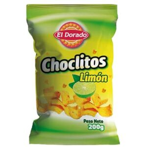 NUEVO PROGRESO EL DORADO Choclitos Limón, chips de tortilla, croustillantes, 200 g - Publicité NUEVO PROGRESO EL DORADO Choclitos Limón, chips de tortilla, croustillantes, 200 g - Publicité