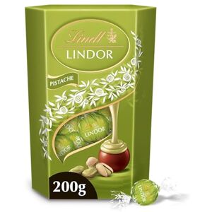 Lindt Cornet LINDOR Chocolat à la pistache Cœur Fondant, 200g - Publicité Lindt Cornet LINDOR Chocolat à la pistache Cœur Fondant, 200g - Publicité
