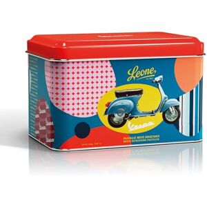 Pastiglie Leone Leone depuis 1857 Boîte en métal de Pastilles Leone Assorties Rafraîchissantes – Édition Spéciale Vespa Végans et Sans Gluten 250g - Publicité Pastiglie Leone Leone depuis 1857 Boîte en métal de Pastilles Leone Assorties Rafraîchissantes – Édition Spéciale Vespa Végans et Sans Gluten 250g - Publicité