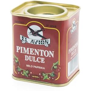 El Avion Pimenton Dulce "". En boite de 75g - Publicité El Avion Pimenton Dulce "". En boite de 75g - Publicité