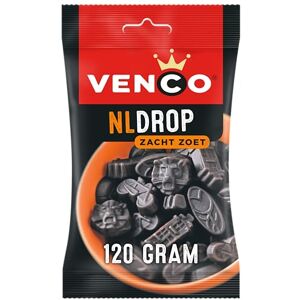 Venco réglisse I NL Drop I réglisse hollandaise délicate et douce 120 g - Publicité Venco réglisse I NL Drop I réglisse hollandaise délicate et douce 120 g - Publicité