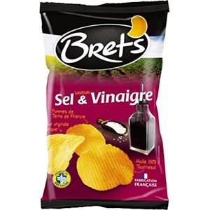Brets Bret’s Chips Saveur Sel & Vinaigre Pommes de Terre de France 125g (lot de 6) - Publicité Brets Bret’s Chips Saveur Sel & Vinaigre Pommes de Terre de France 125g (lot de 6) - Publicité