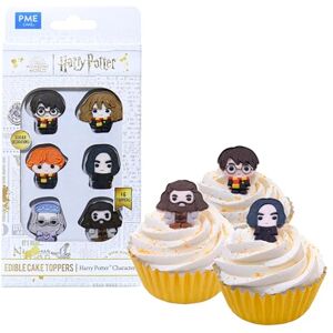 PME Harry Potter Set de 6 Toppers de Cupcakes Comestibles, Personnages - Publicité PME Harry Potter Set de 6 Toppers de Cupcakes Comestibles, Personnages - Publicité