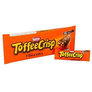 Toffee Crisp Caramel Biscuits Croquants 7 X 19G Paquet de 2 - Publicité Toffee Crisp Caramel Biscuits Croquants 7 X 19G Paquet de 2 - Publicité