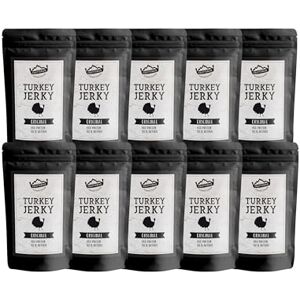 CRAFTSMAN FINEST FOODS Craftsman Turkey Jerky Original Viande séchée 100 % naturelle à base de filet de dinde Sans sucre 78 % de protéines élevées Snack à la viande pour les déplacements, le sport et le bureau - Publicité CRAFTSMAN FINEST FOODS Craftsman Turkey Jerky Original Viande séchée 100 % naturelle à base de filet de dinde Sans sucre 78 % de protéines élevées Snack à la viande pour les déplacements, le sport et le bureau - Publicité