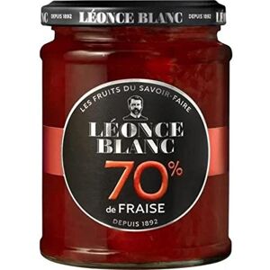 LEONCE BLANC Confiture de fraises allégée en sucres 320g léonce blanc Le pot de 320g - Publicité LEONCE BLANC Confiture de fraises allégée en sucres 320g léonce blanc Le pot de 320g - Publicité
