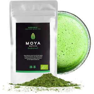 Moya Matcha Bio Uji - Poudre de Thé Vert 100g - Publicité Moya Matcha Bio Uji - Poudre de Thé Vert 100g - Publicité