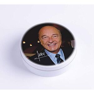 BONBONPRINT Boite de bonbons Mini Pastilles du bassin de Vichy Édition limitée Hommage à Jacques Chirac - Publicité BONBONPRINT Boite de bonbons Mini Pastilles du bassin de Vichy Édition limitée Hommage à Jacques Chirac - Publicité