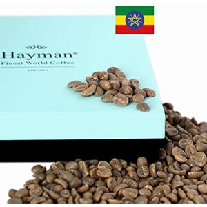 Hayman - Finest World Coffee 100% Café Yirgacheffe d'Ethiopie Grains de café vert Non torréfié (1 x Paquet de 680g/24oz) - Publicité Hayman - Finest World Coffee 100% Café Yirgacheffe d'Ethiopie Grains de café vert Non torréfié (1 x Paquet de 680g/24oz) - Publicité
