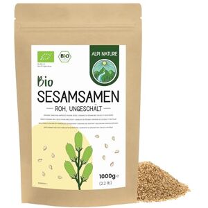 Alpi Nature Graines de Sesame Blanc Non Pelées BIO 1kg, Bio Graines de Sésame Blanc Crues - Publicité Alpi Nature Graines de Sesame Blanc Non Pelées BIO 1kg, Bio Graines de Sésame Blanc Crues - Publicité