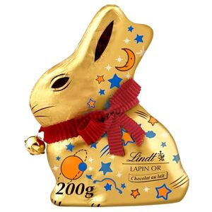 Lindt Moulage LAPIN OR Edition Solidaire Chocolat au Lait Idéal pour Pâques, 200g - Publicité Lindt Moulage LAPIN OR Edition Solidaire Chocolat au Lait Idéal pour Pâques, 200g - Publicité