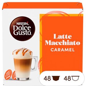 Nescafé Dolce Gusto Latte Macchiato Caramel Café Gourmand 96 Capsules (Pack de 6 boîtes x 16) - Publicité Nescafé Dolce Gusto Latte Macchiato Caramel Café Gourmand 96 Capsules (Pack de 6 boîtes x 16) - Publicité
