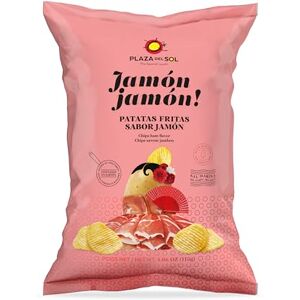 Casa de Maria Chips Jamon jamon Saveurs Jambon "Plaza del Sol" En lot de 2 sachets - Publicité Casa de Maria Chips Jamon jamon Saveurs Jambon "Plaza del Sol" En lot de 2 sachets - Publicité