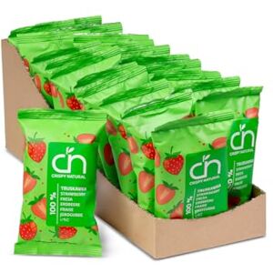 Crispy Natural Chips aux Fraises 20 x 10 g Chips de Fruits Séchés Naturels Croustillants Collation Saine Sans Sucre Ajouté Sans Gluten Source de Fibres Petits Formats - Publicité Crispy Natural Chips aux Fraises 20 x 10 g Chips de Fruits Séchés Naturels Croustillants Collation Saine Sans Sucre Ajouté Sans Gluten Source de Fibres Petits Formats - Publicité