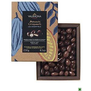 VALRHONA Coffret amandes et noisettes enrobées de chocolat noir et lait 230g - Publicité VALRHONA Coffret amandes et noisettes enrobées de chocolat noir et lait 230g - Publicité
