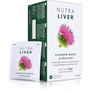 Nutra Tea NutraLiver Thé du foie Thé détoxifiant pour le foie Soins du foie 60 Sachets de thé enveloppés par NutraTea Tisane (3 paquets) - Publicité Nutra Tea NutraLiver Thé du foie Thé détoxifiant pour le foie Soins du foie 60 Sachets de thé enveloppés par NutraTea Tisane (3 paquets) - Publicité