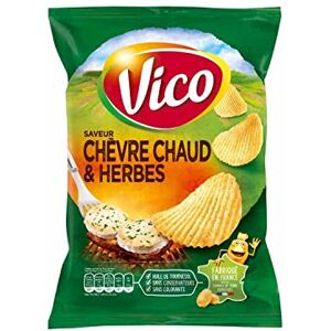 VICO Chips saveur chèvre chaud et herbes 125 g - Publicité VICO Chips saveur chèvre chaud et herbes 125 g - Publicité