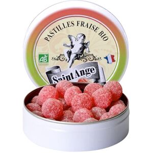 Saint Ange Pastilles Saint-Ange Bonbons Traditionnels 100% Français (Bio Fraise) - Publicité Saint Ange Pastilles Saint-Ange Bonbons Traditionnels 100% Français (Bio Fraise) - Publicité
