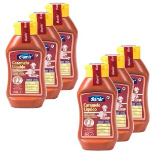 diamir Lot 6x Caramel liquide Flacon 360g - Publicité diamir Lot 6x Caramel liquide Flacon 360g - Publicité