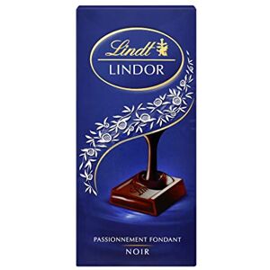 Lindt Lindor Tablette Noir, 150g - Publicité Lindt Lindor Tablette Noir, 150g - Publicité