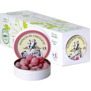 Saint Ange Lot 10 boites Format economique Bonbons Traditionnels 100% Français Saveur Coquelicot - Publicité Saint Ange Lot 10 boites Format economique Bonbons Traditionnels 100% Français Saveur Coquelicot - Publicité