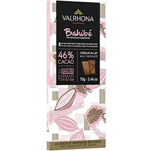 VALRHONA Tablette bahibe 46 % 70g - Publicité VALRHONA Tablette bahibe 46 % 70g - Publicité