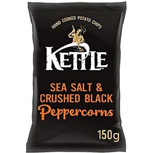 Kettle Chips au Sel de Mer/Poivre Noir Ecrase 150 g - Publicité Kettle Chips au Sel de Mer/Poivre Noir Ecrase 150 g - Publicité
