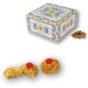 rarezze.it RAREZZE biscuits siciliens à la pâte d’amande FRISE' boîte cadeau décorée 400gr Spécialités siciliennes, pâtisseries artisanaux, cannoli, cassata siciliana - Publicité rarezze.it RAREZZE biscuits siciliens à la pâte d’amande FRISE' boîte cadeau décorée 400gr Spécialités siciliennes, pâtisseries artisanaux, cannoli, cassata siciliana - Publicité