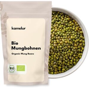 Kamelur 500g de haricots mungo BIO séchés Haricots mungo BIO sans additifs Haricots mungo BIO (mung beans) en emballage biodégradable - Publicité Kamelur 500g de haricots mungo BIO séchés Haricots mungo BIO sans additifs Haricots mungo BIO (mung beans) en emballage biodégradable - Publicité